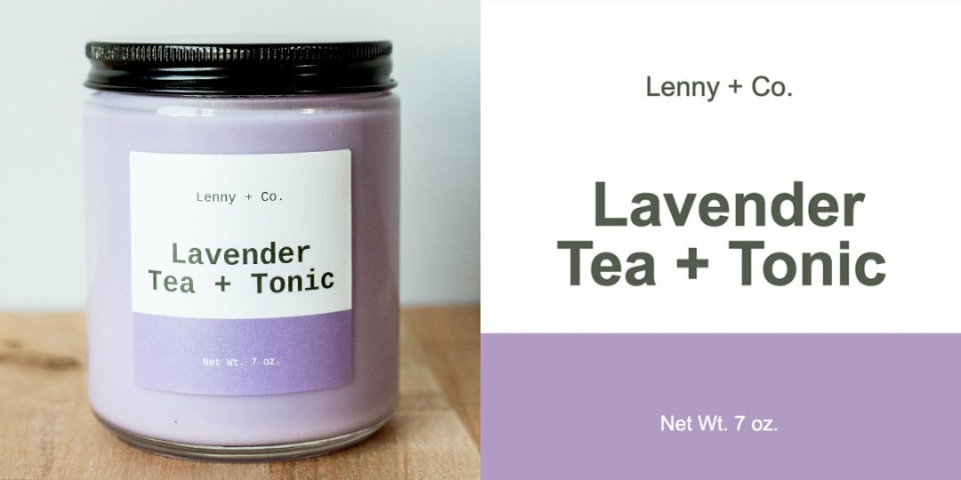 Lavender Tea and Tonic Fragrance Oil Candle